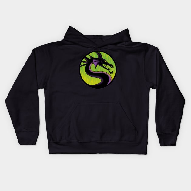 Maleficent Kombat! Kids Hoodie by Raffiti